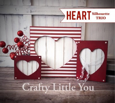 Project Heart Silhouette Trio