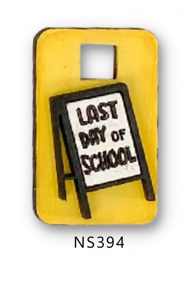 Calendar-Last day of school tag