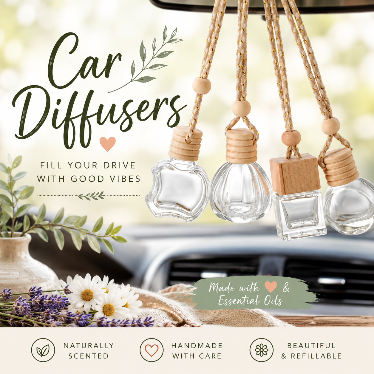 DIY Car Fragrance Diffuser