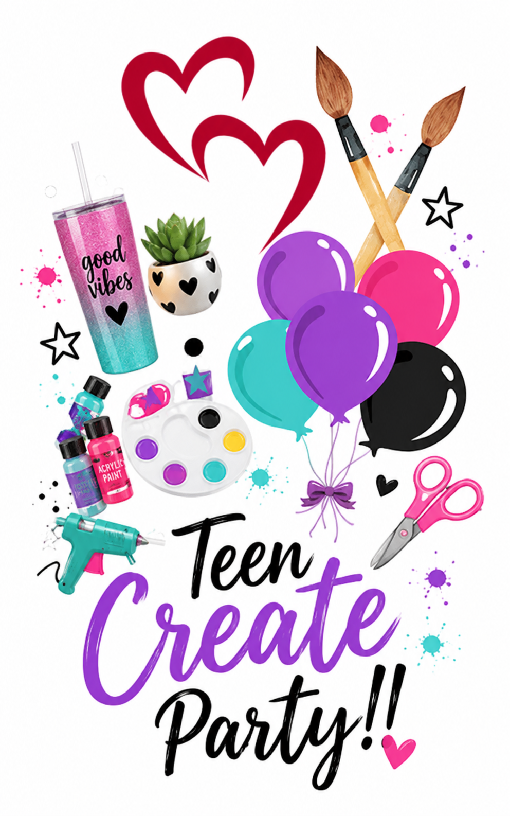 Teen Create Party-Includes first 6 guests