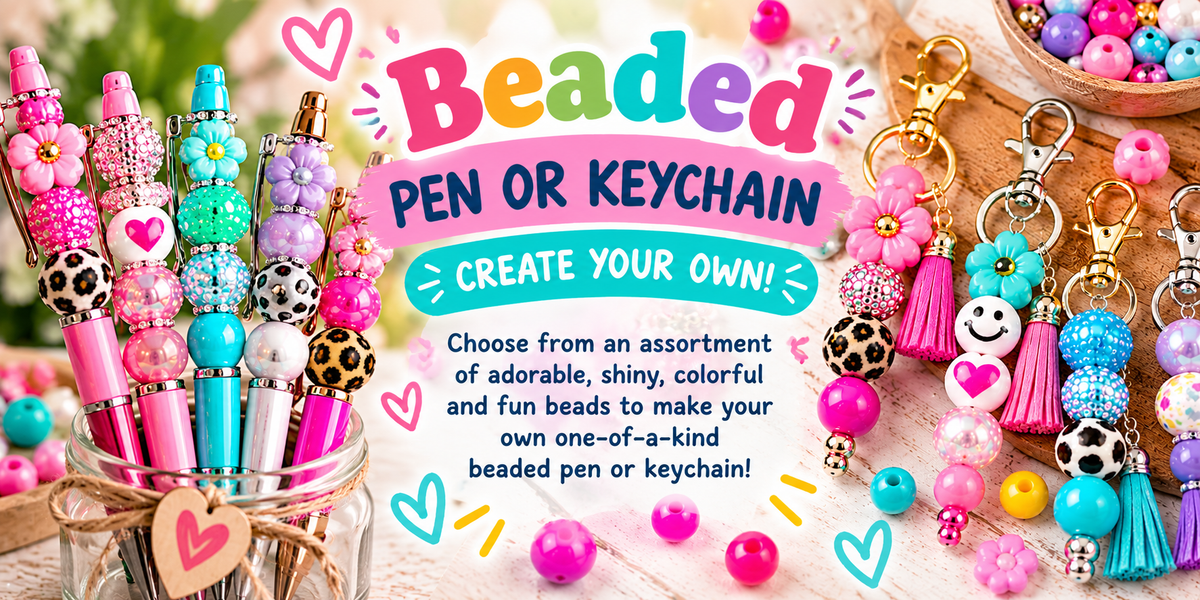 Create Your Own Beaded Pen or Keychain
