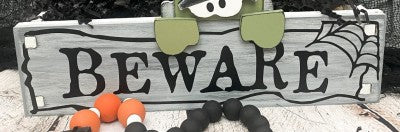 Crate Beware Sign
