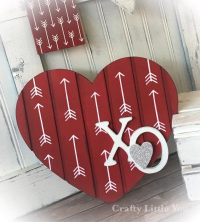Project Grooved Heart With XO