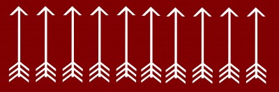 Vinyl Arrows for Grooved Heart