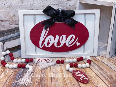 Oval Hanger Love