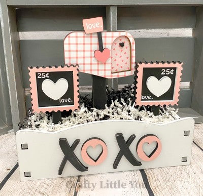Crate Mailbox Trio-Stands Only