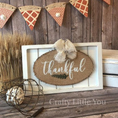 Oval Hanger Thankful