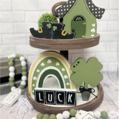 Tiered Tray Leprechaun House