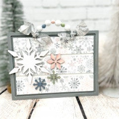 Project Snowflake Framed Shiplap Board