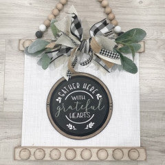 Seasonal Circle Gather Here With Grateful Hearts