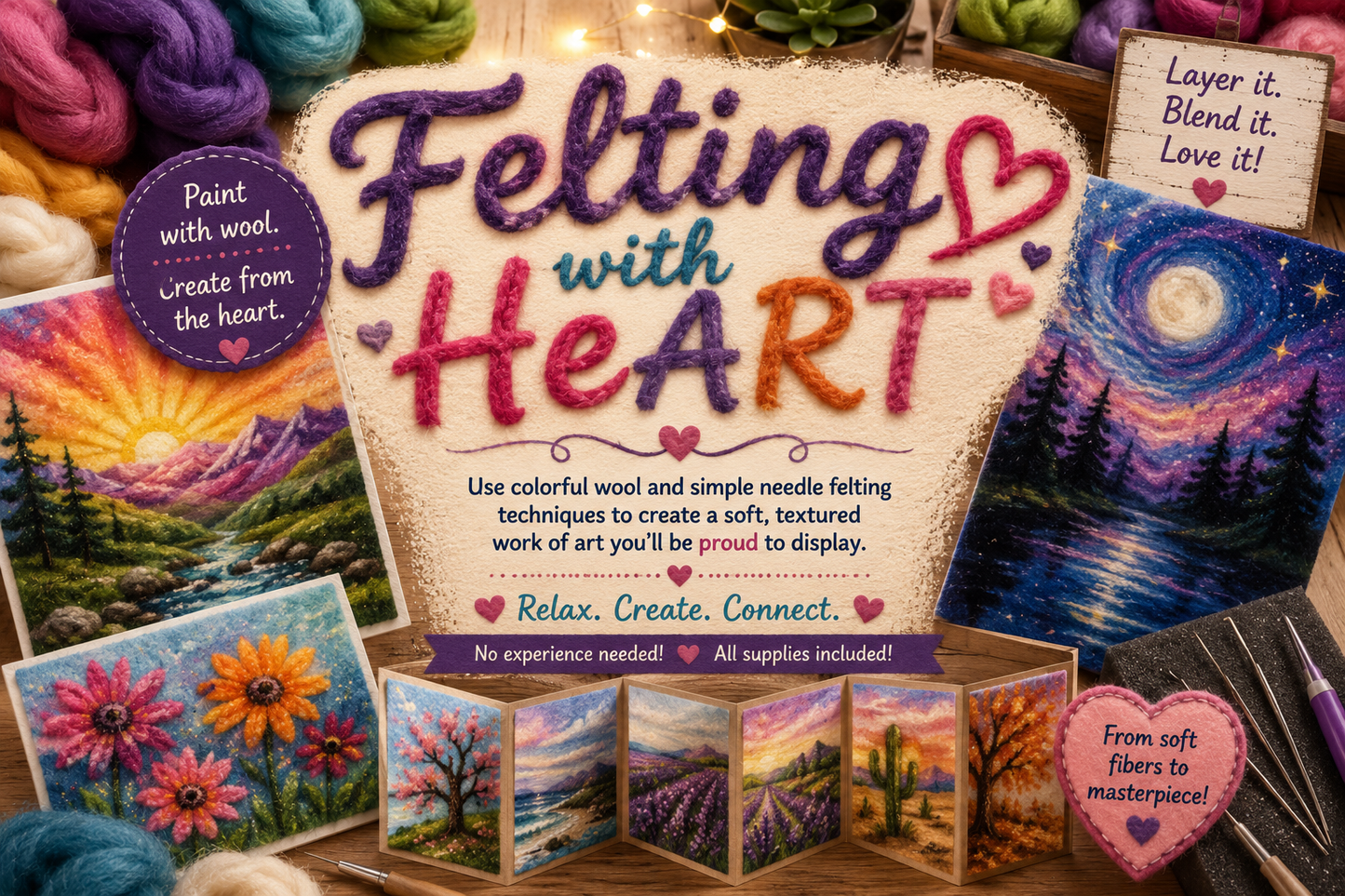 Felting with HeART™ ❤️