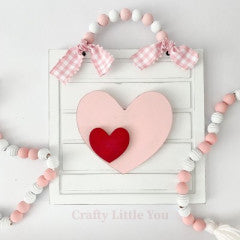 Project Heart Framed Shiplap Board
