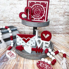 Tiered Tray Valentine Wishes
