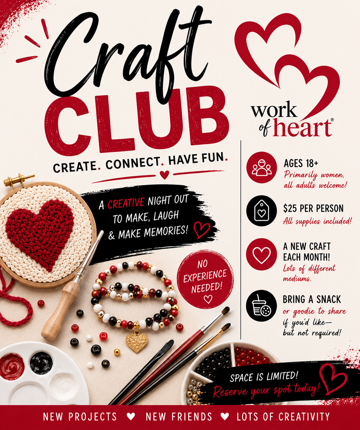 Craft Clubs – Work of Heart