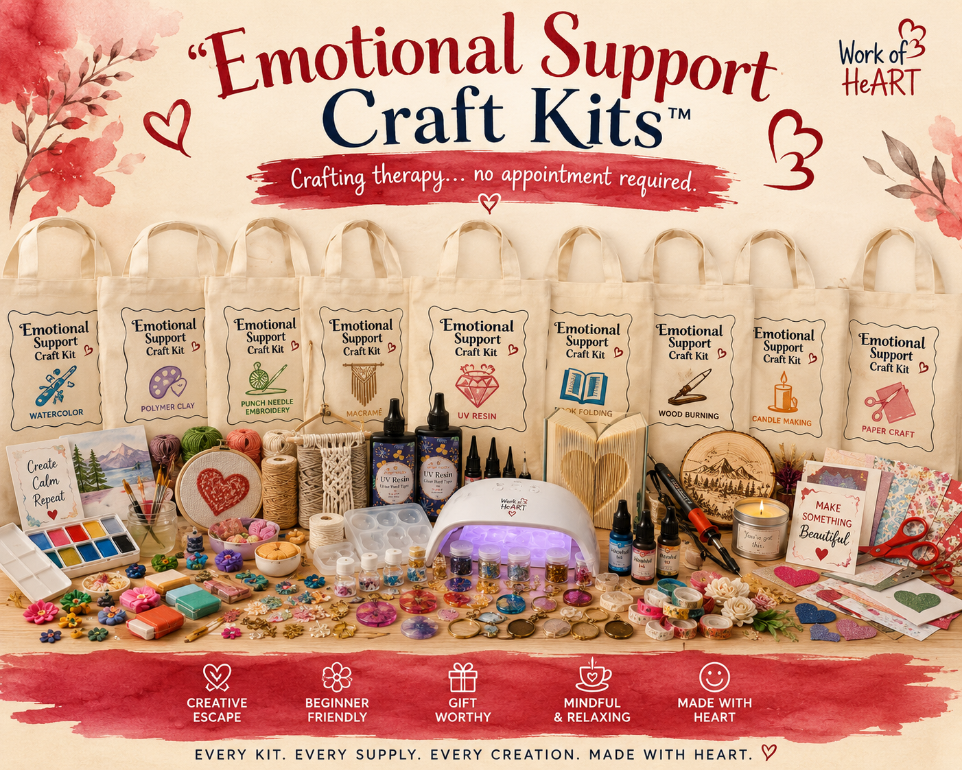 👜 Emotional Support Craft Kits™