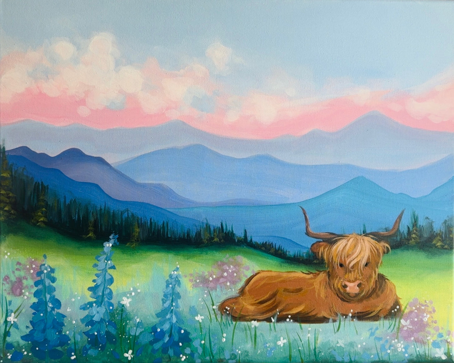 Guided Acrylic Painting Class