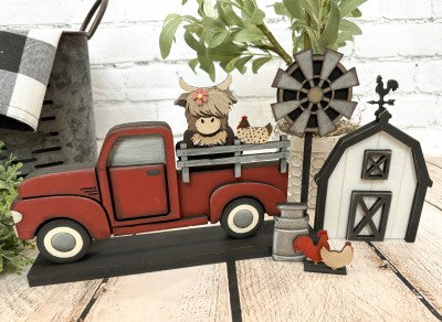 Truck Highland Cow