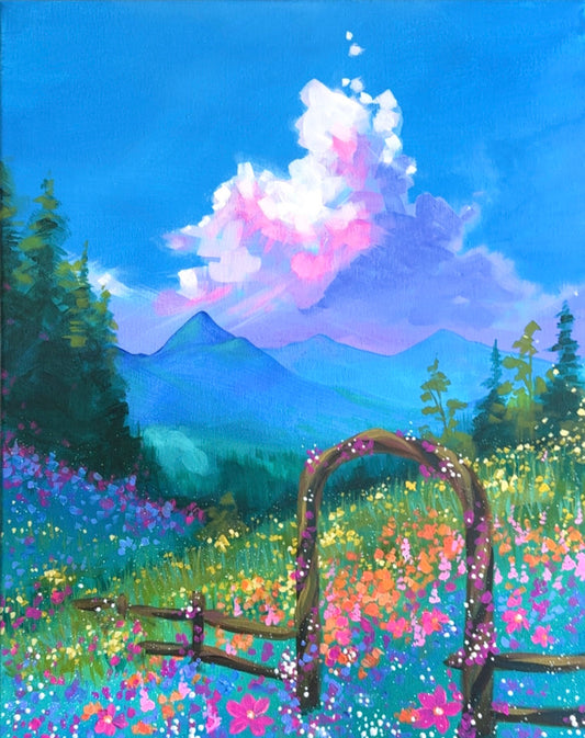 Guided Acrylic Painting Class