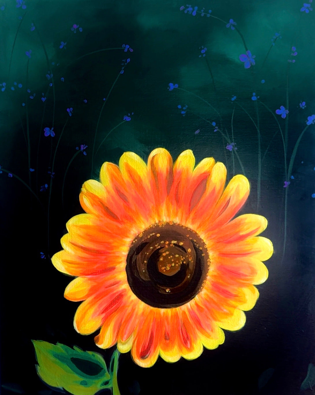 Guided Acrylic Painting Class