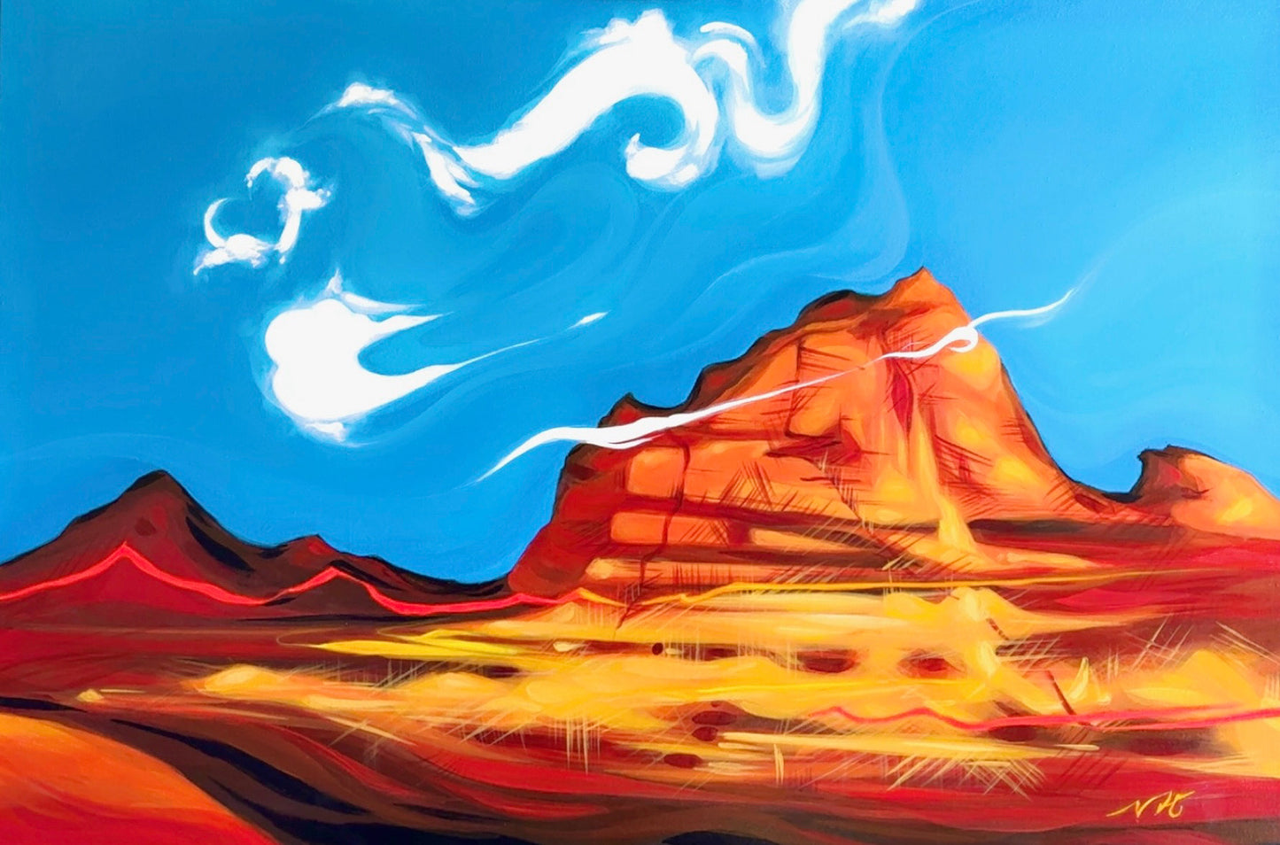 Guided Acrylic Painting Class