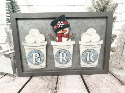Bucket Snowman Change-Out