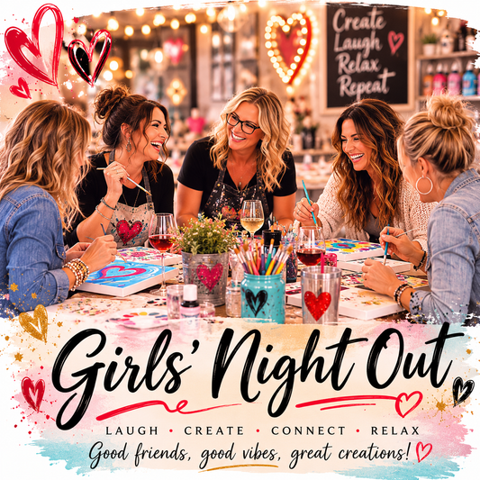 ✨ Girls' Night Out at Work of Heart-Includes the first 4 guests