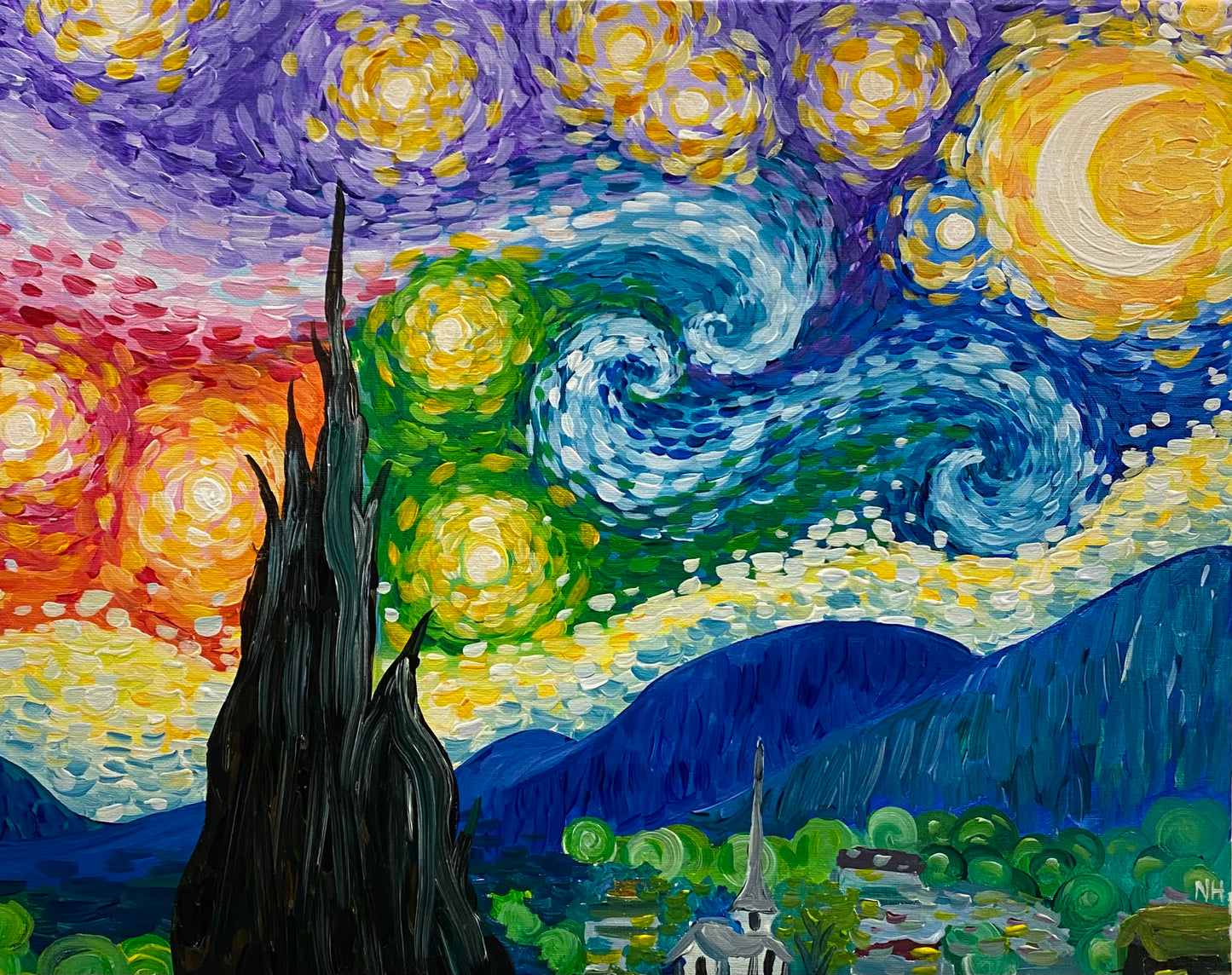 21+ Adult Acrylic Painting