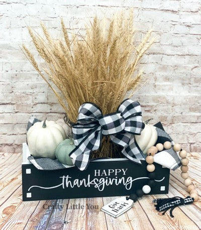 Crate Happy Thanksgiving Sign