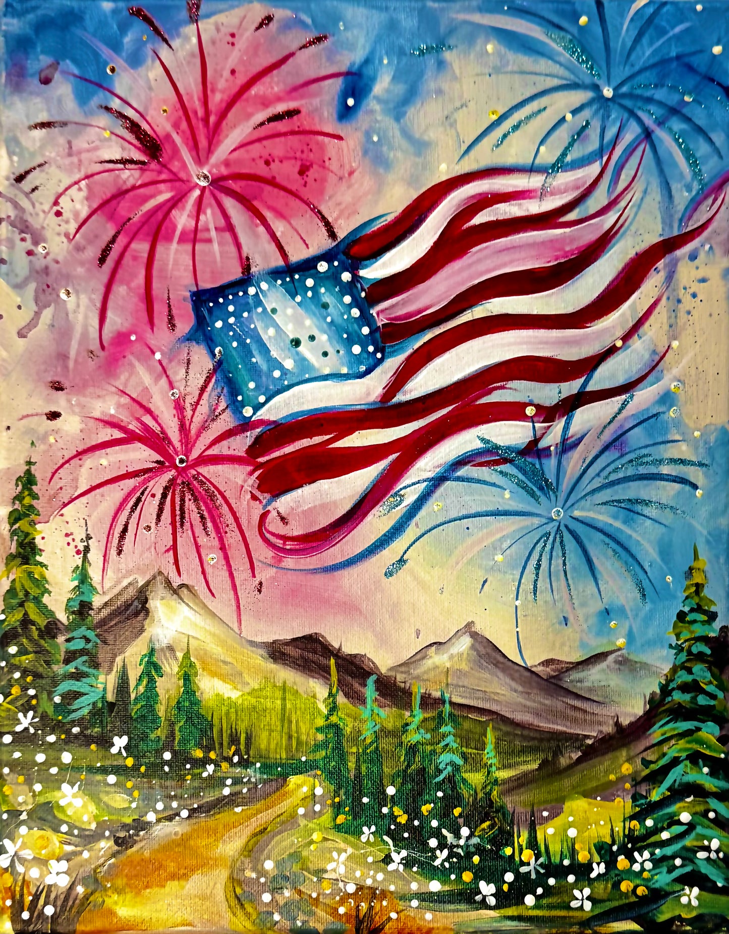 21+ Adult Acrylic Painting