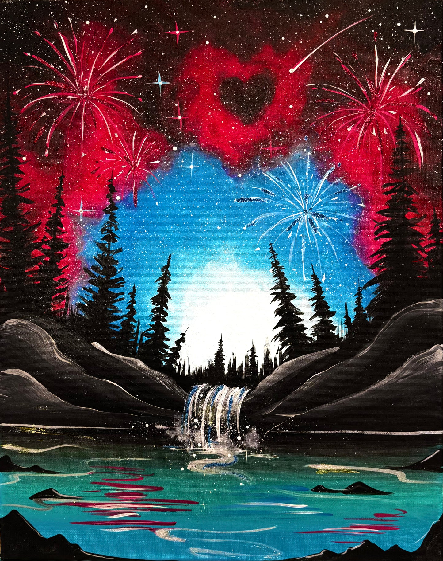 21+ Adult Acrylic Painting