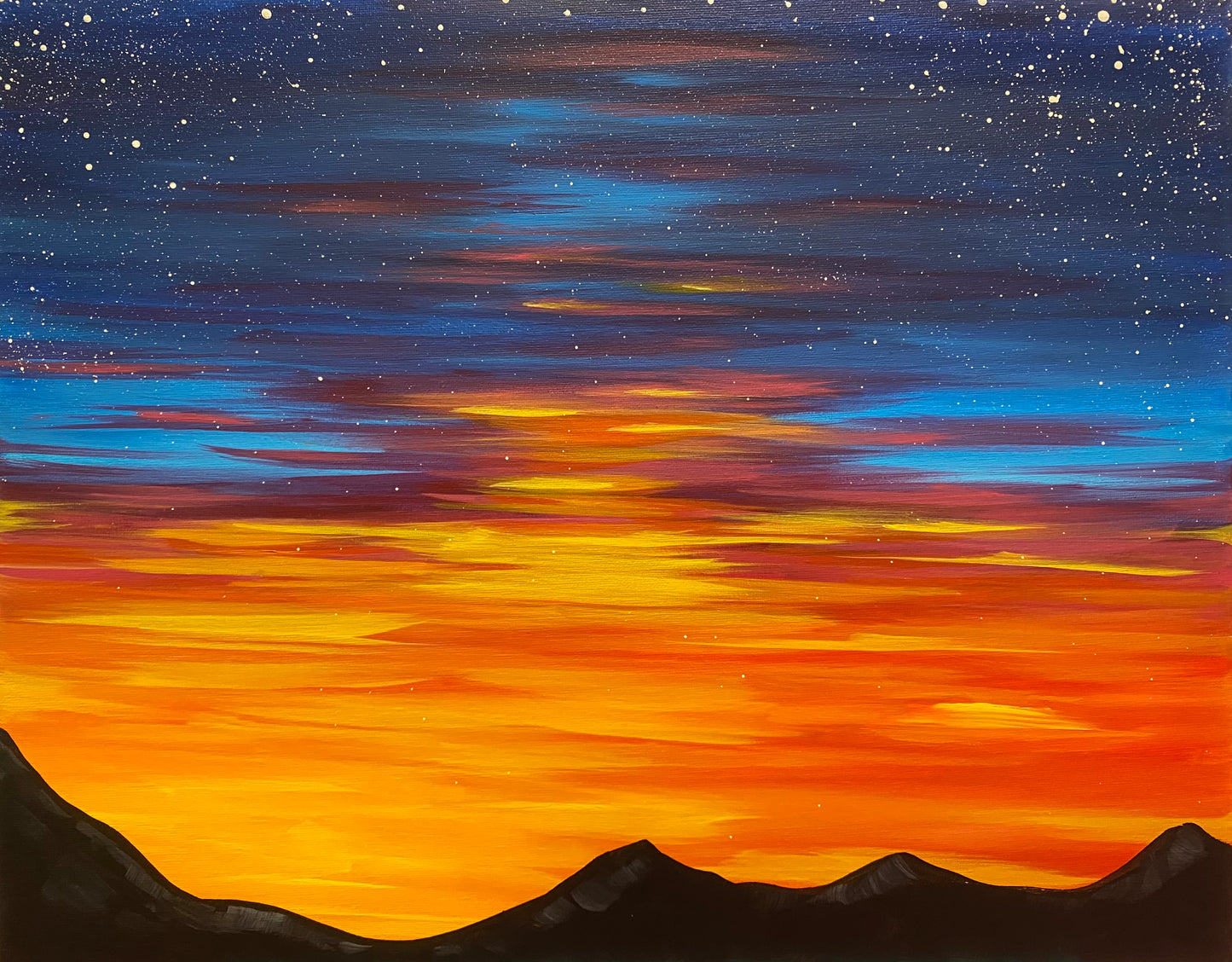 Guided Acrylic Painting Class