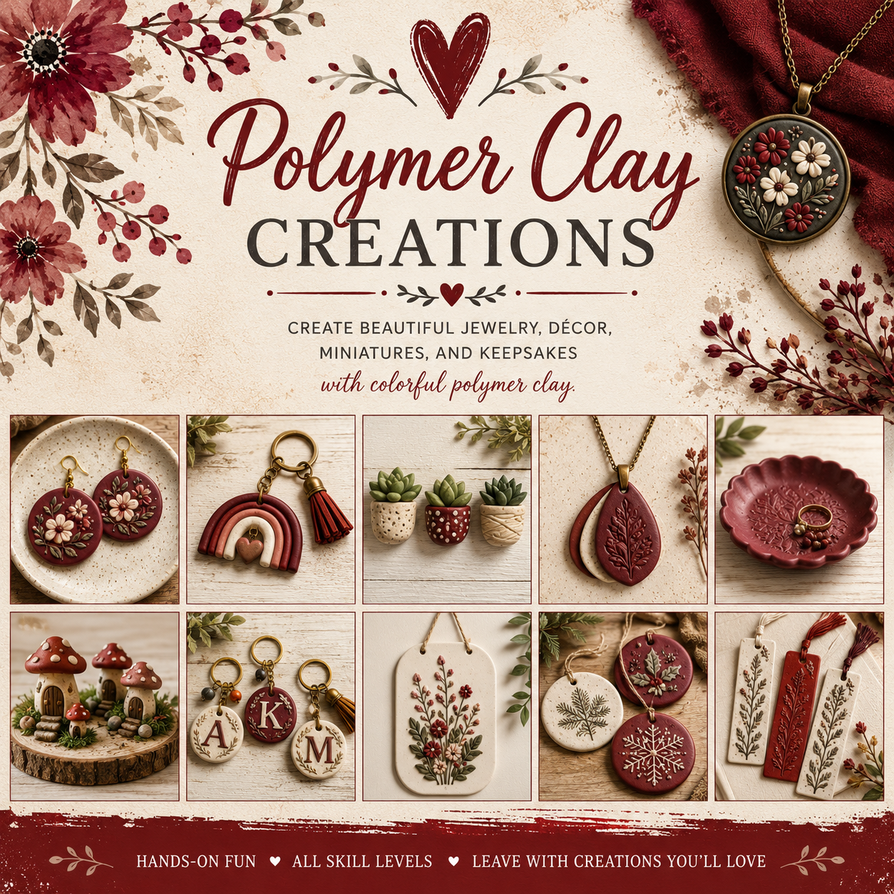 Polymer Clay Creations Workshop
