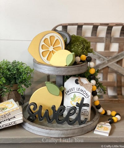 Tiered Tray Lemon