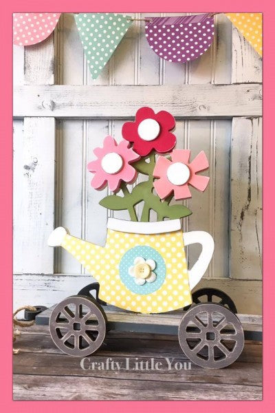 Wagon Spring Flower Pot