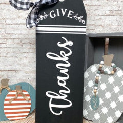 Porch Sign Give Thanks