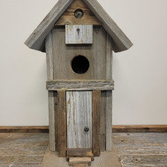 Bird House tall with doors and steps