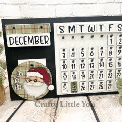 Calendar Change-Out-Santa