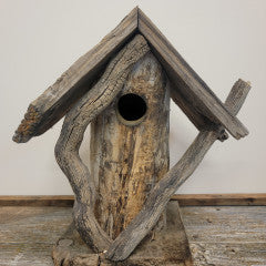 Bird House Natural log
